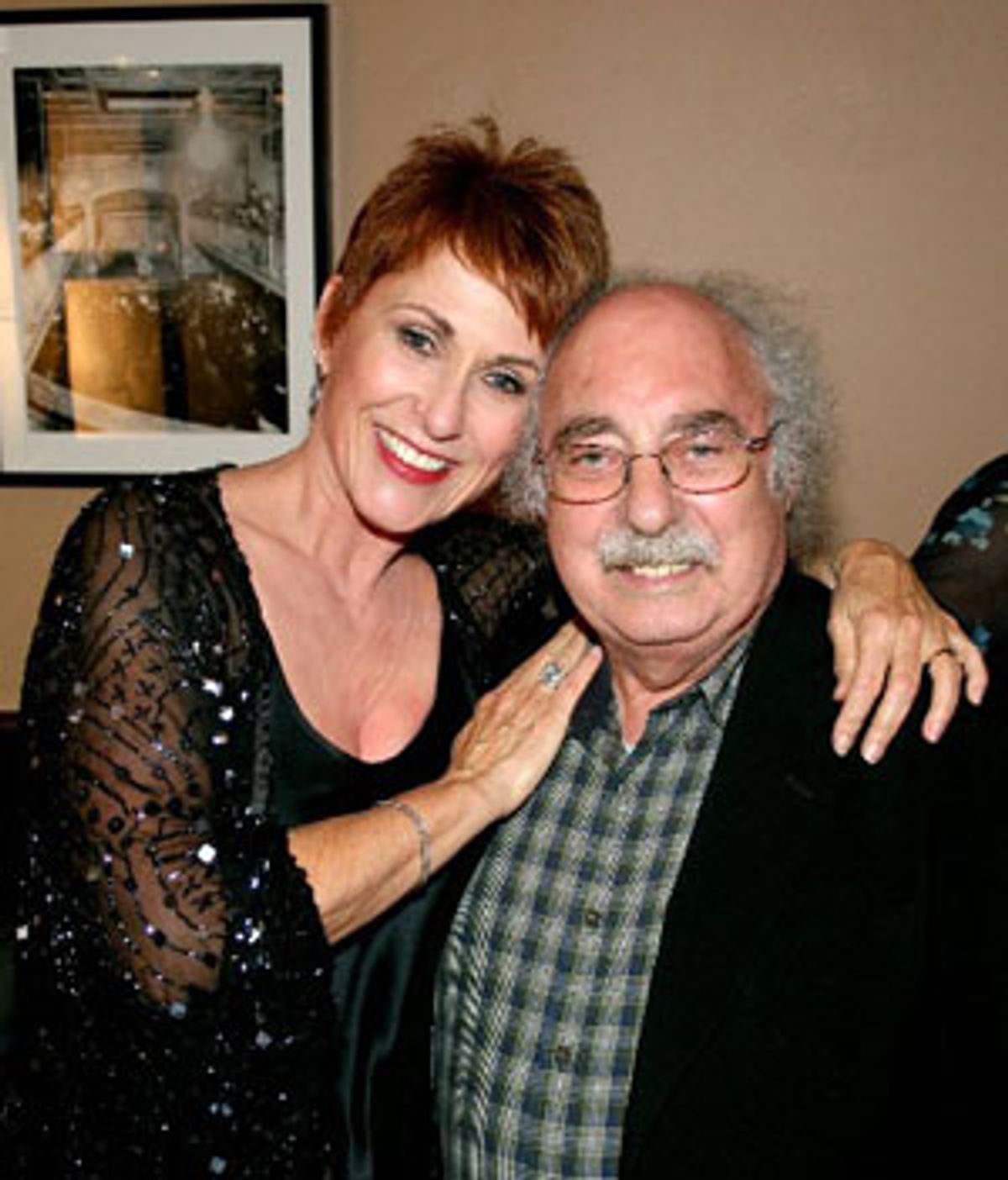 Amanda McBroom with singer/songwriter Ray Jessel at 