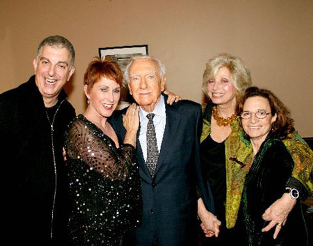 Joel Silberman, Amanda McBroom, Mr. & Mrs. Walter Kronkite and Michele Brourman at 
