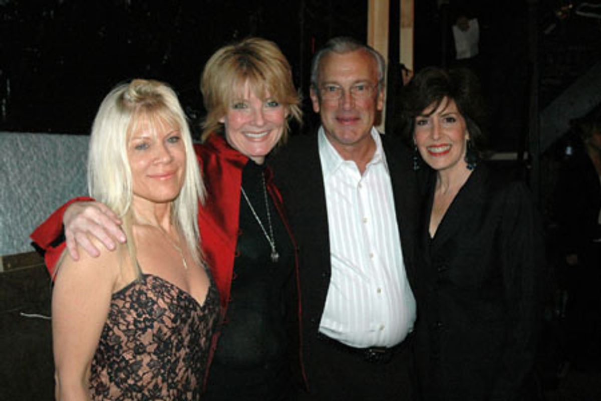 Ilene Kristen ('One Life to Live'), Ellen Dolan, Bill Tatum and Emily Zacharias (Workshop Theater Company) at 