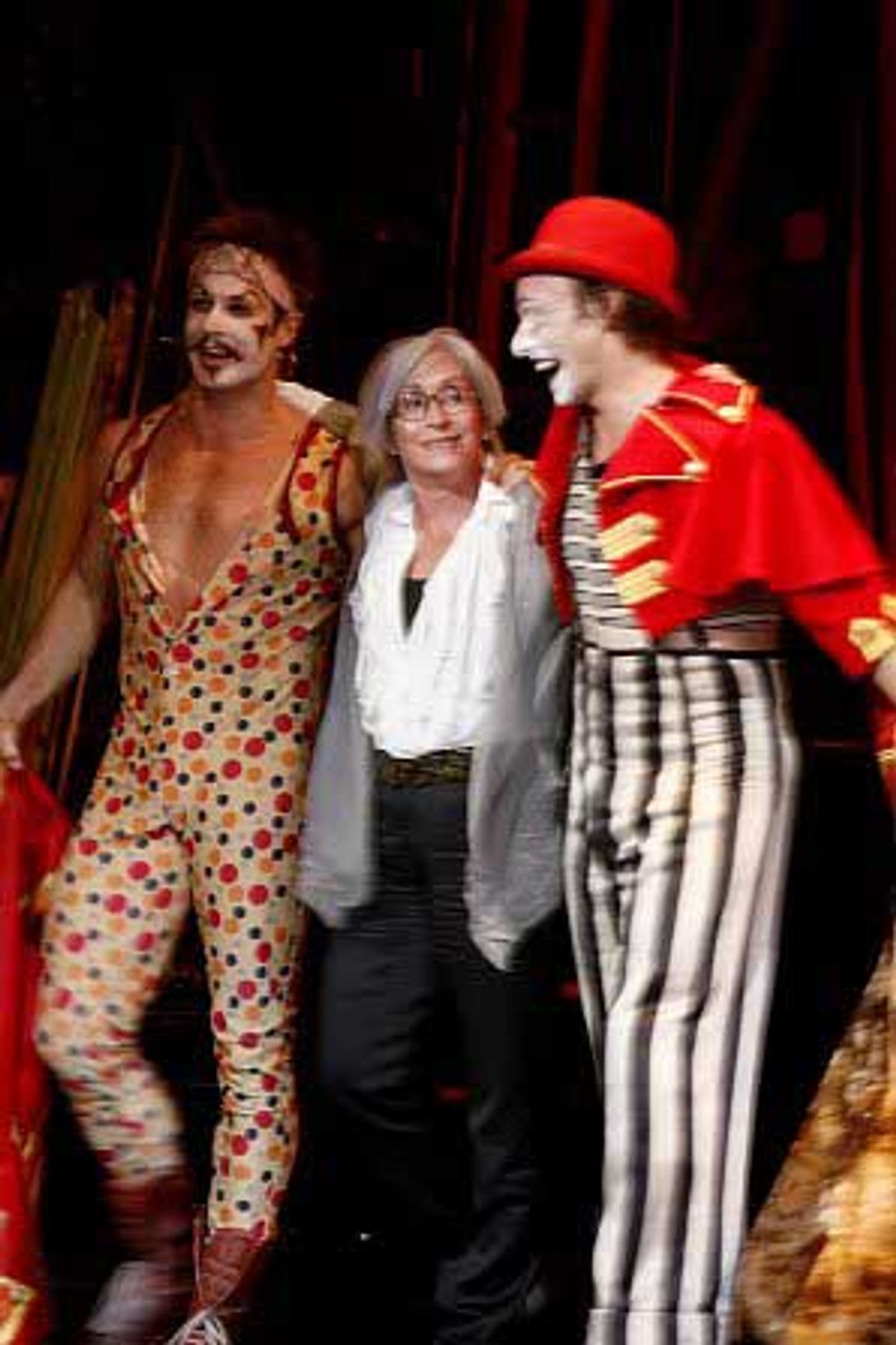 Twyla Tharp with cast members at 