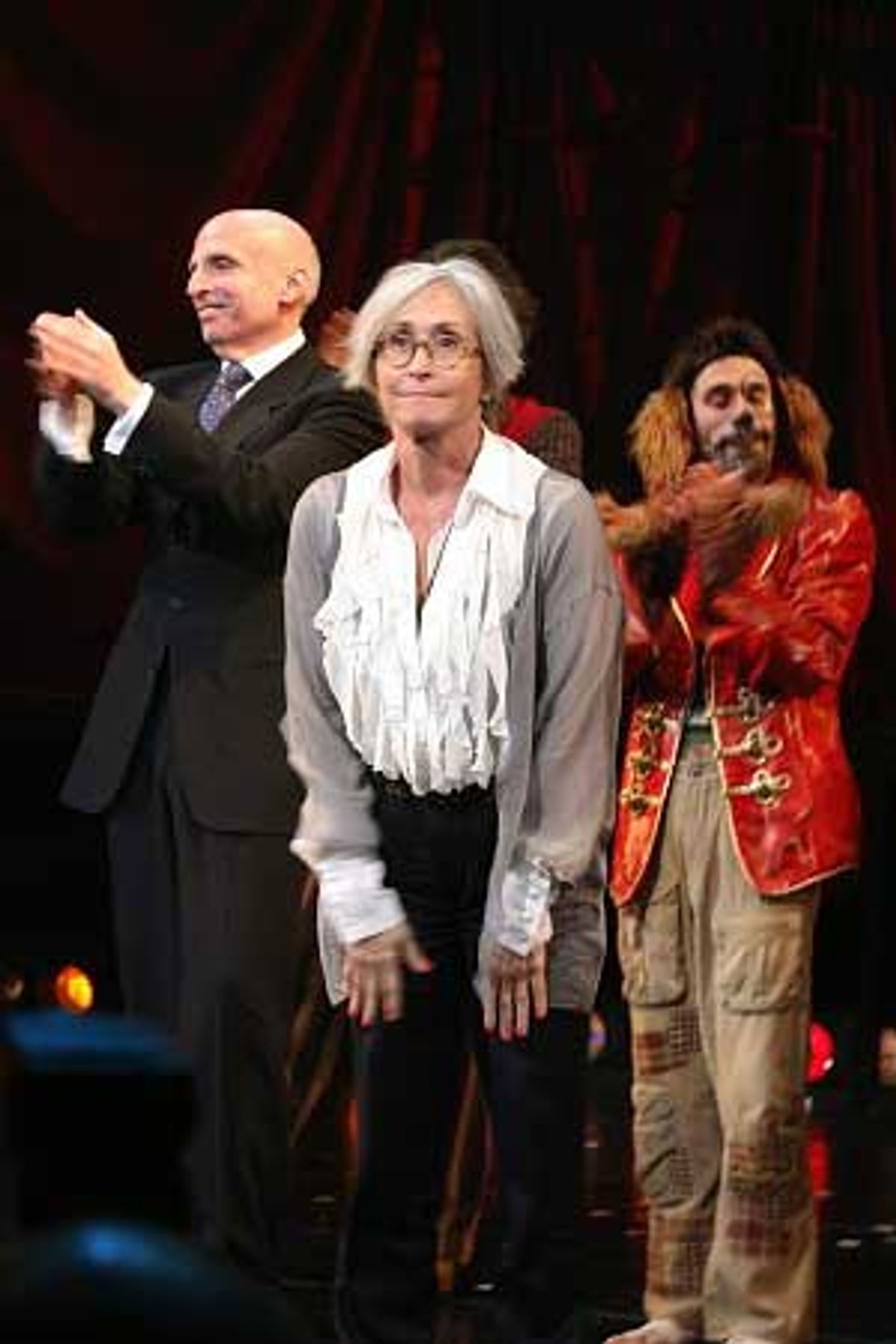 Twyla Tharp with cast members at 