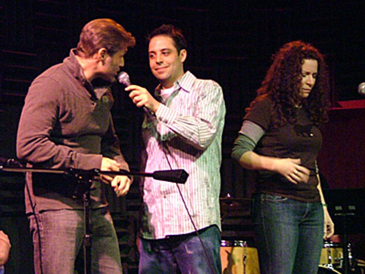 Marc Kudisch, Steve Rosen and Lisa Jolley at 