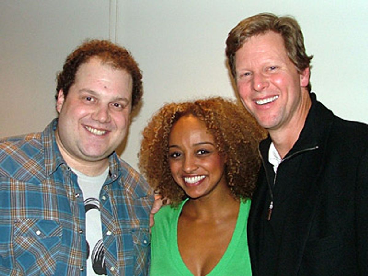 Jordan Gelber, Asmeret Ghebremichael and Alan Campbell at 