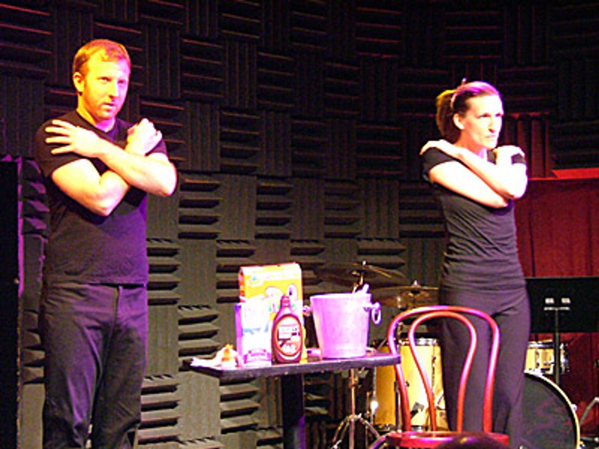 [title of show]'s Hunter Bell and Susan Blackwell show off
their 'Special Skills' at 