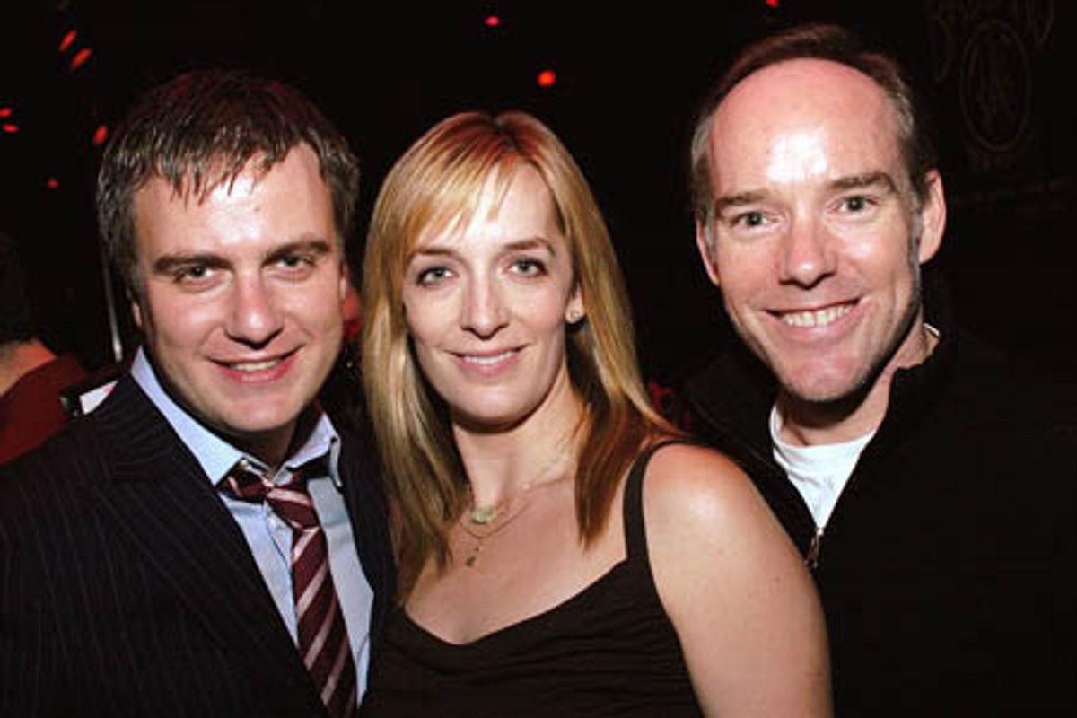 Manoel Felciano, Julia Murney and Michael Winther at 