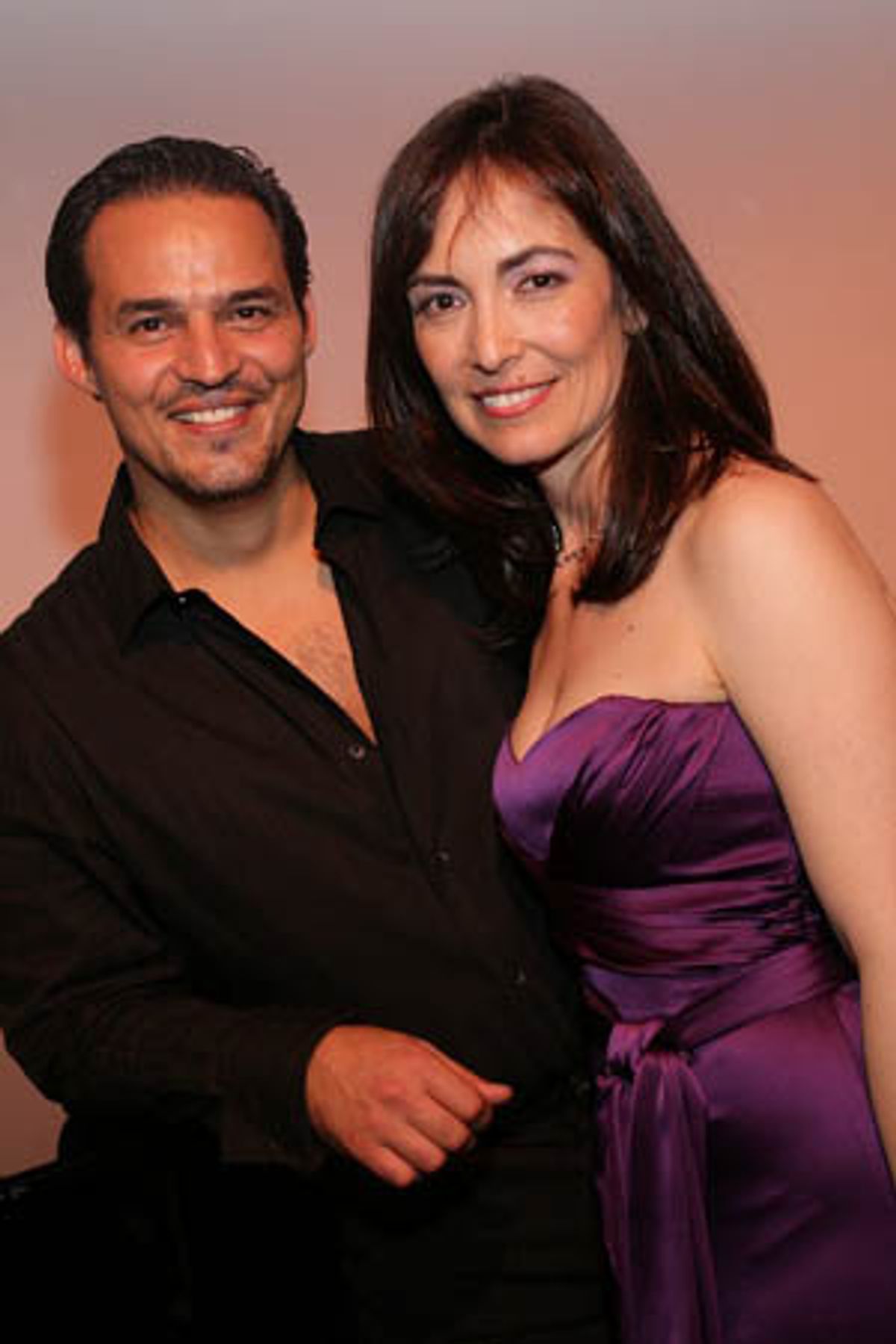 RubÃ'Â©n Flores and Jana Martinez at 