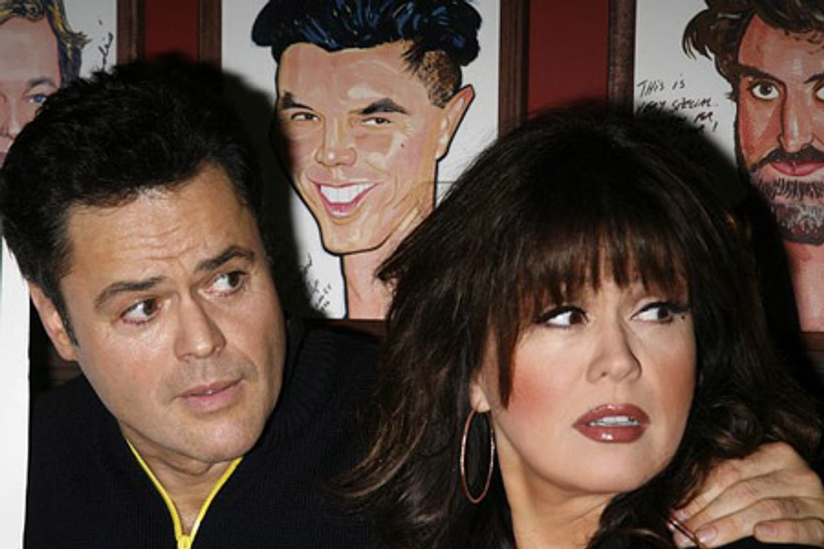 Donny Osmond and Marie Osmond at 