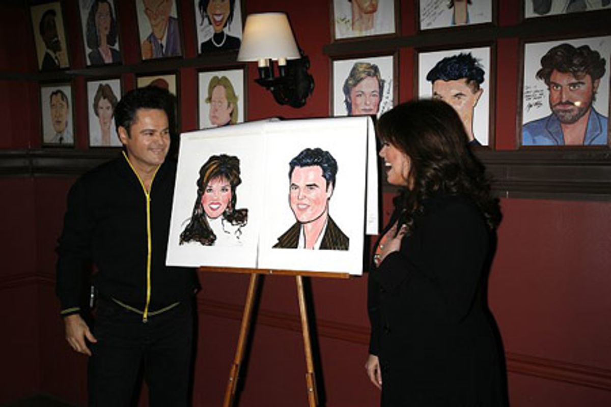 Donny Osmond and Marie Osmond at 