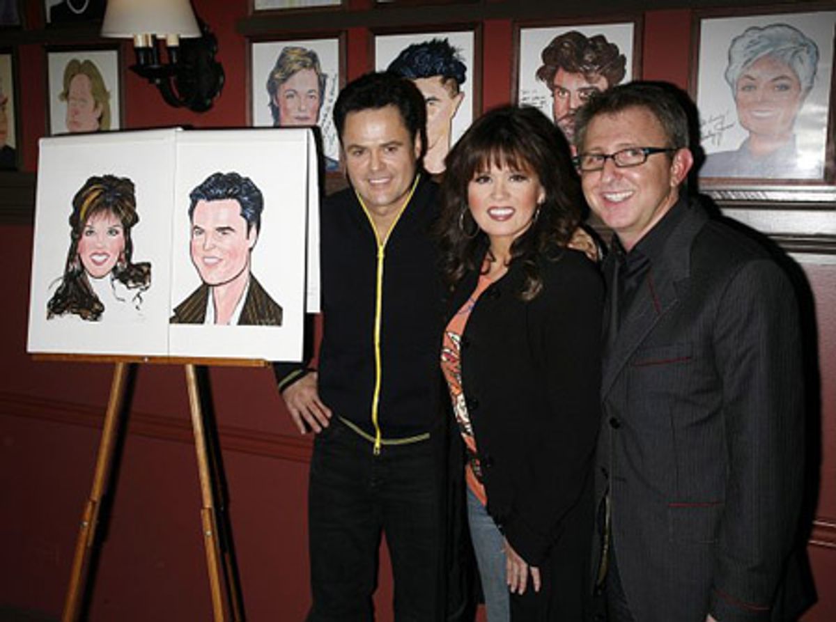 Donny Osmond, Marie Osmond and Thomas Schumacher at 