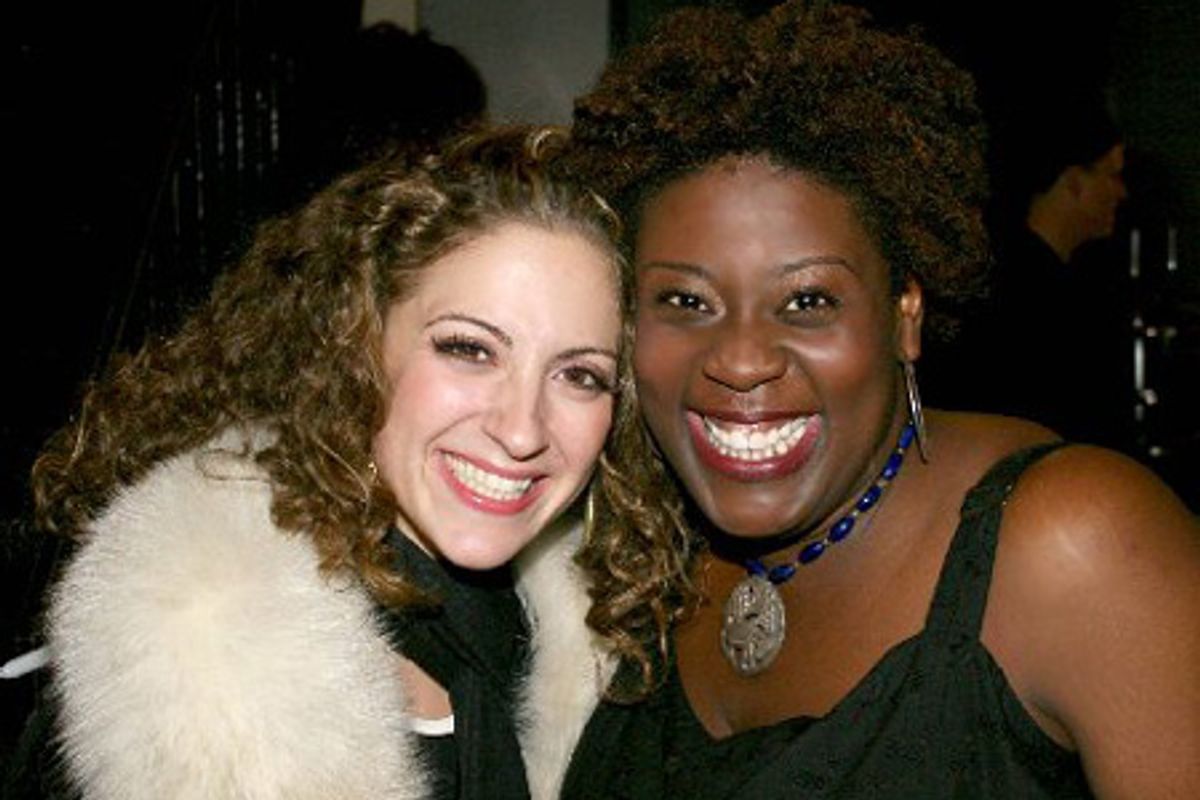 Donna Vivino and Capathia Jenkins at 