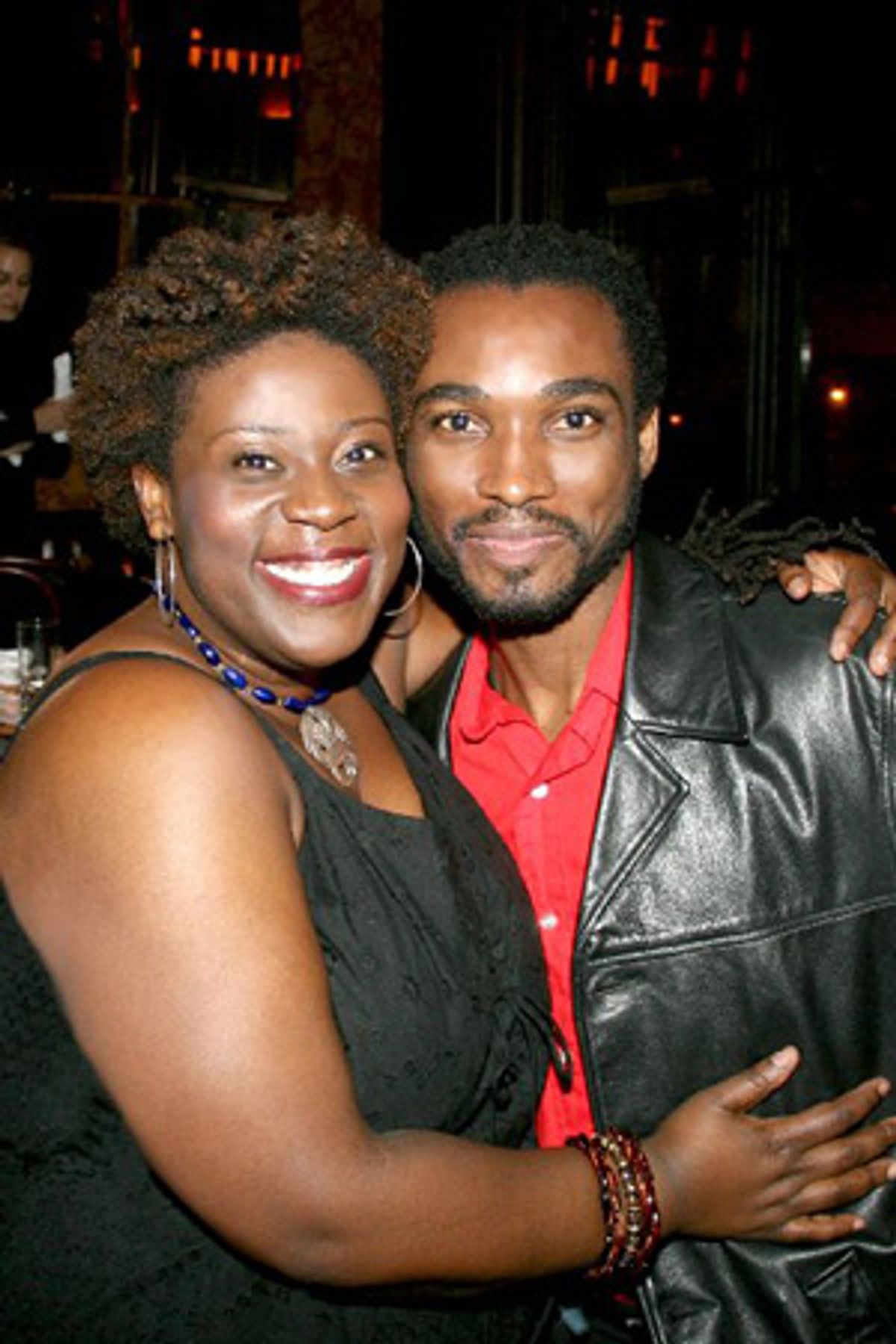 Capathia Jenkins and boyfriend Stephen Pollack at 