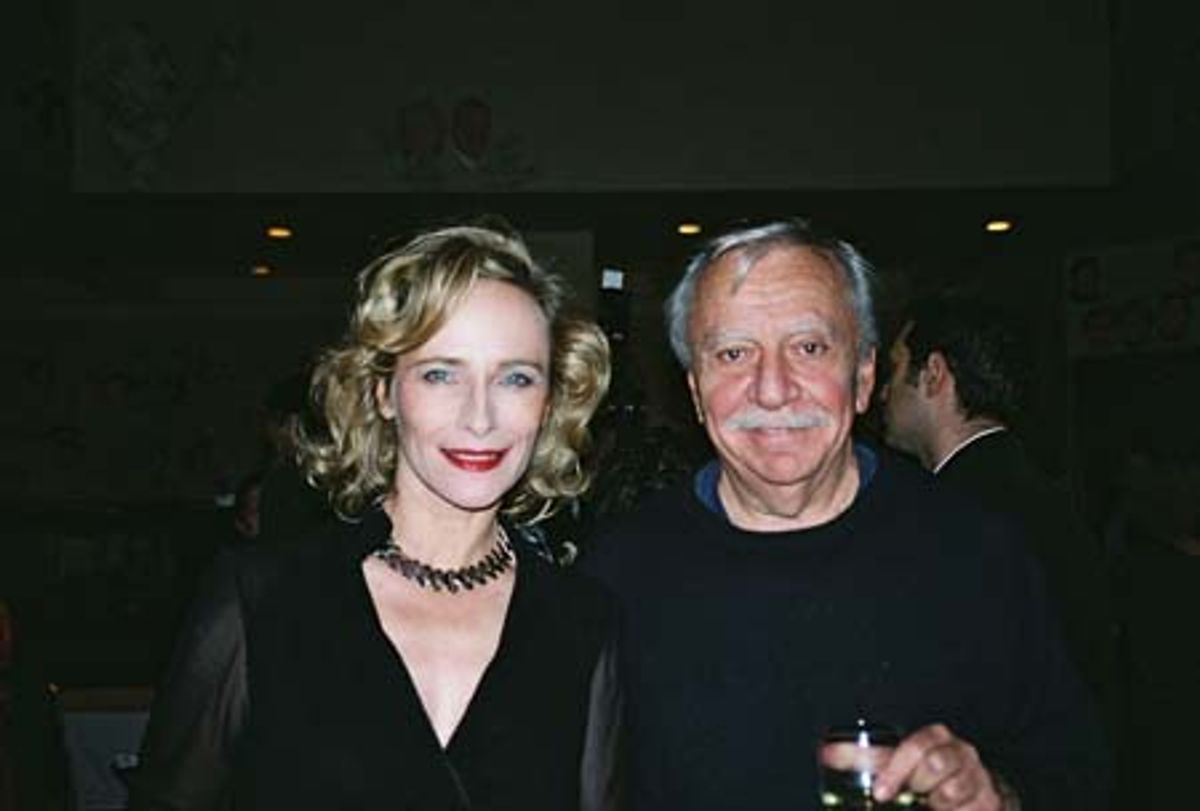 Laila Robins and Manny Azenberg at 