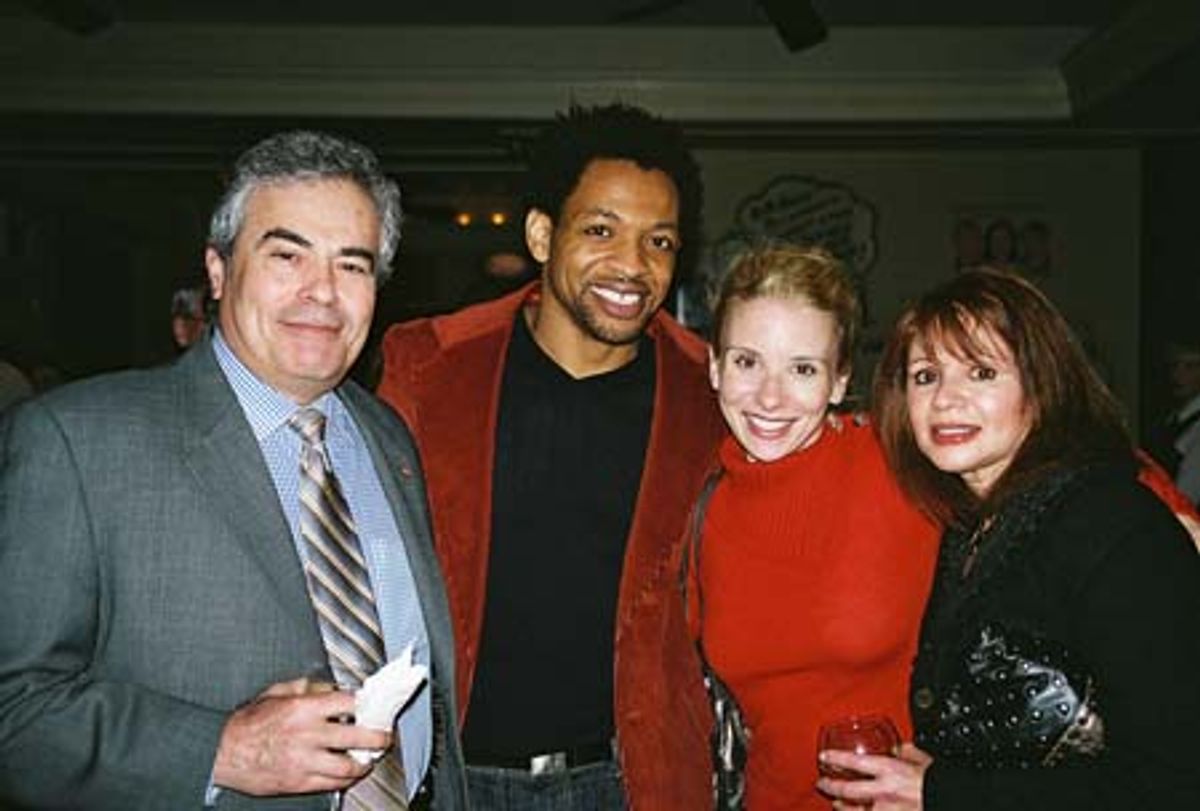 Richard Folger, Derrick Baskin, Sarah Saltzberg and Shari Folger at 