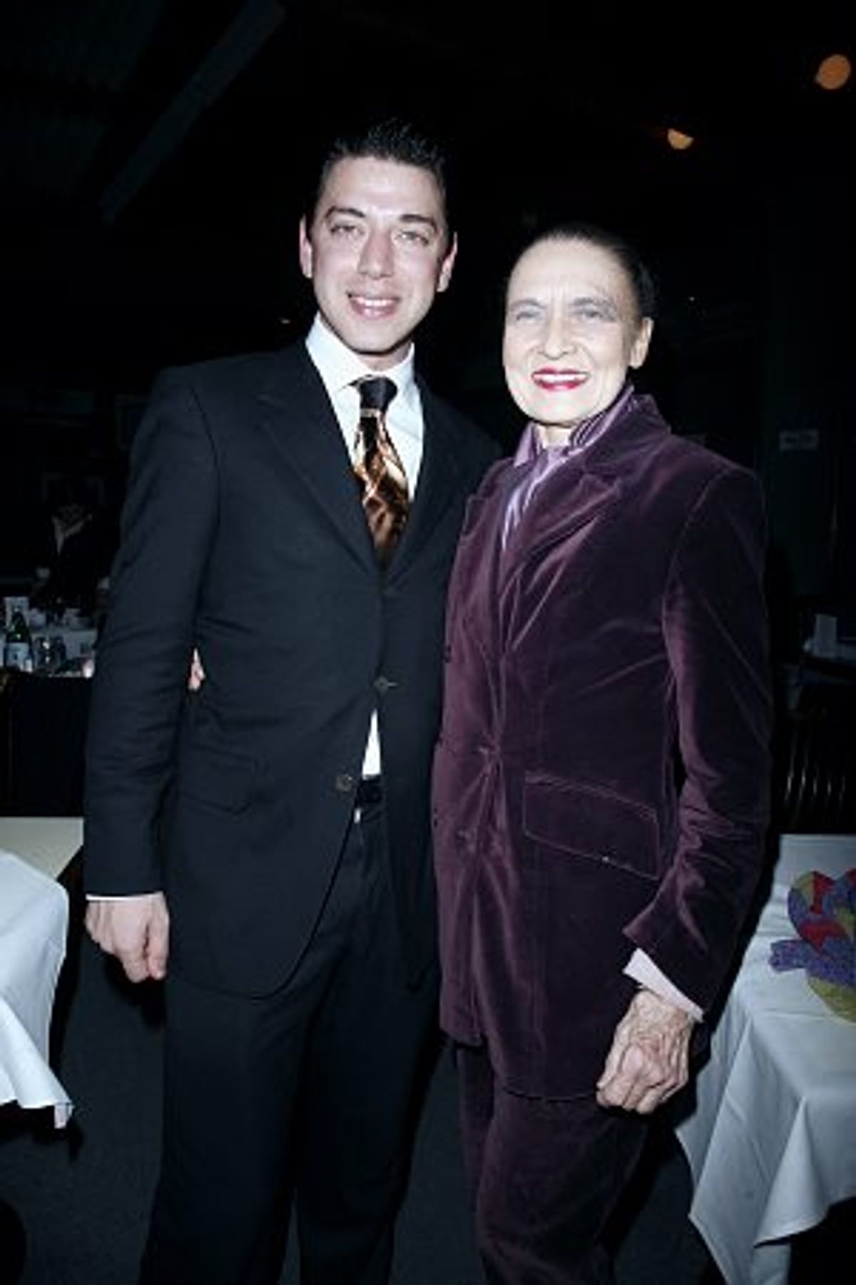 Malan Breton ('Project Runway') and Julie Wilson at 