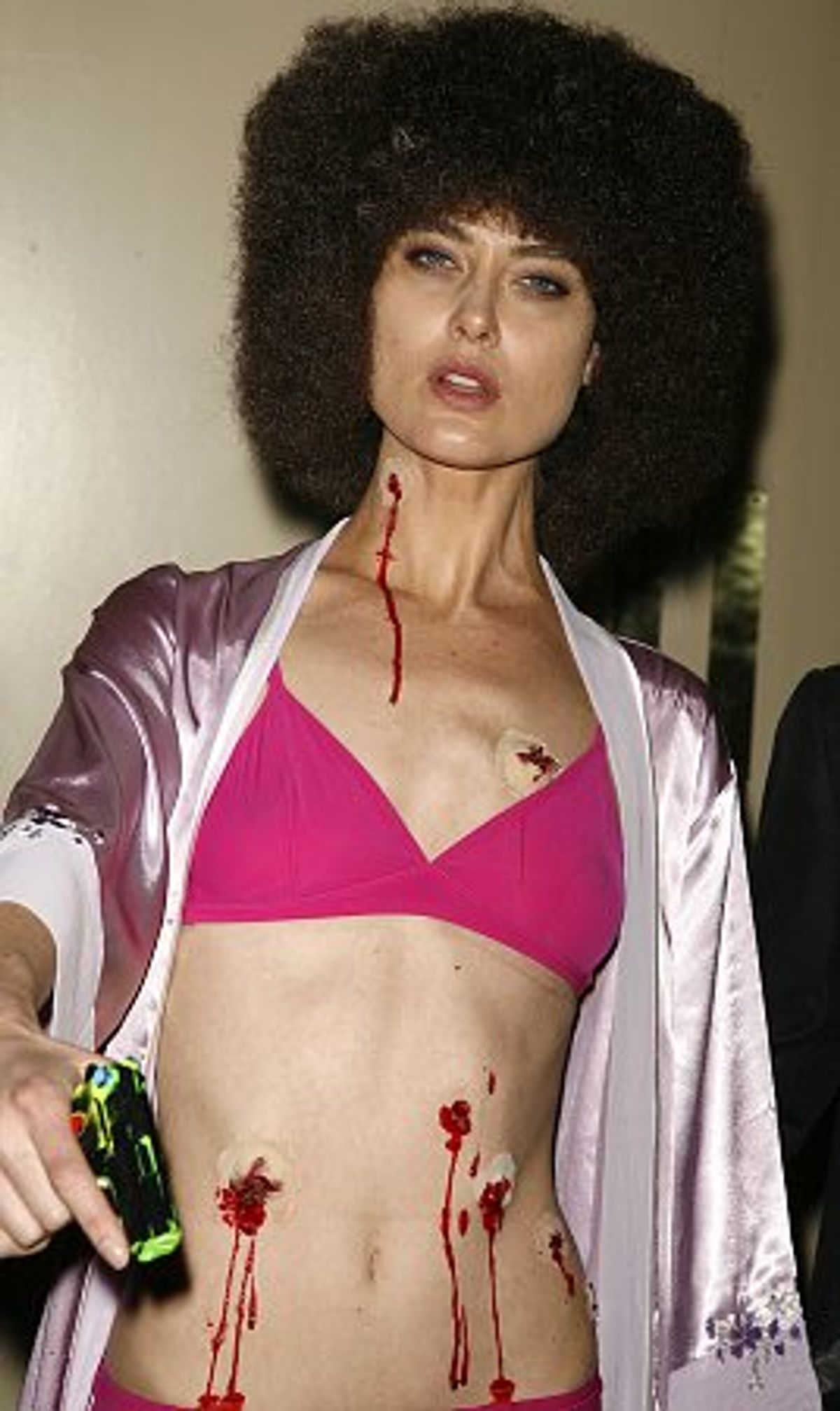 Shalom Harlow at Bette Midler's Hulaween Gala