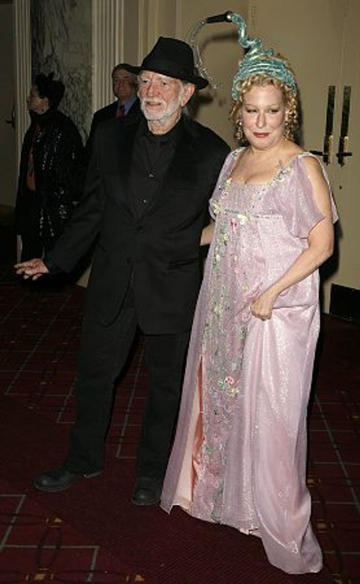 Willie Nelson and Bette Midler at 
