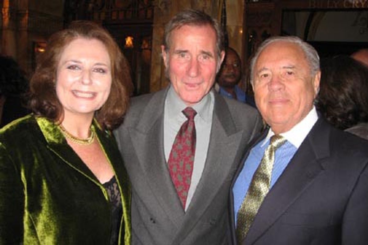 Randie Levine-Miller, Jim Dale and Ted Miller at 