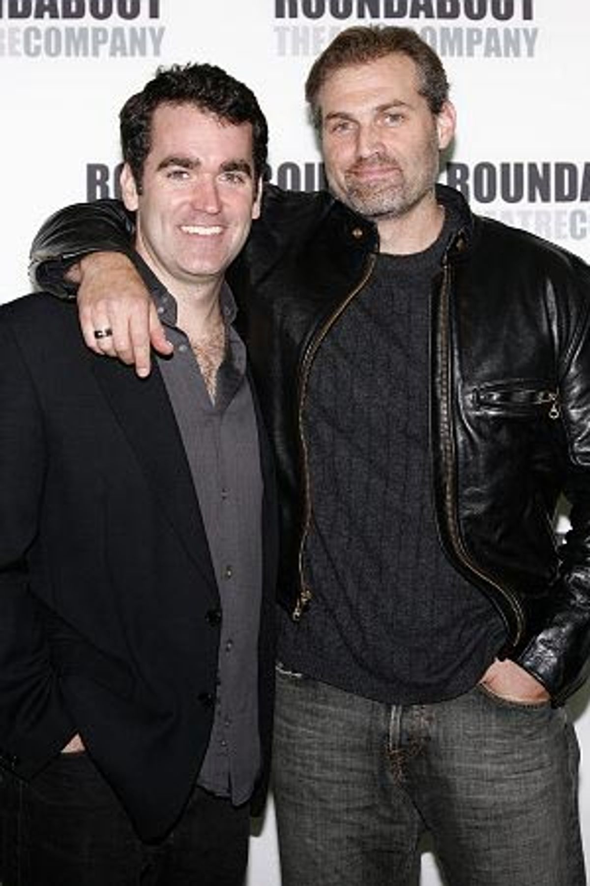 Brian D'Arcy James and Marc Kudisch at 