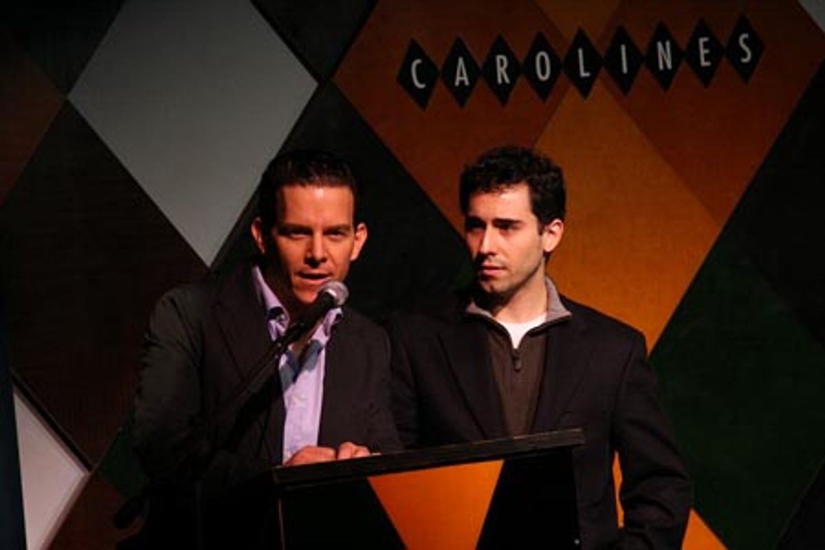 Christian Hoff and John Lloyd Young at 