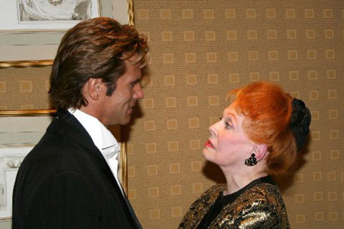 Lorenzo Lamas and Arlene Dahl at 