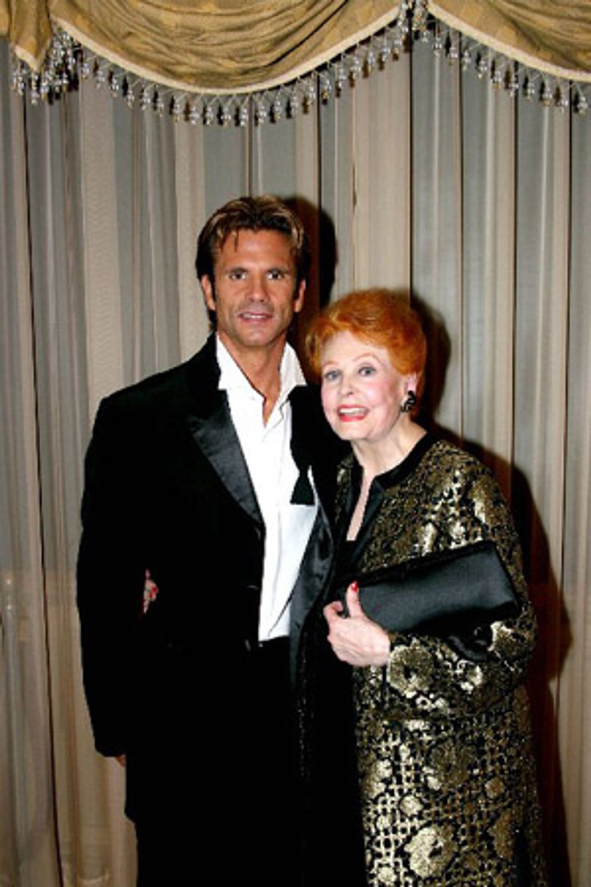 Lorenzo Lamas and Arlene Dahl at 