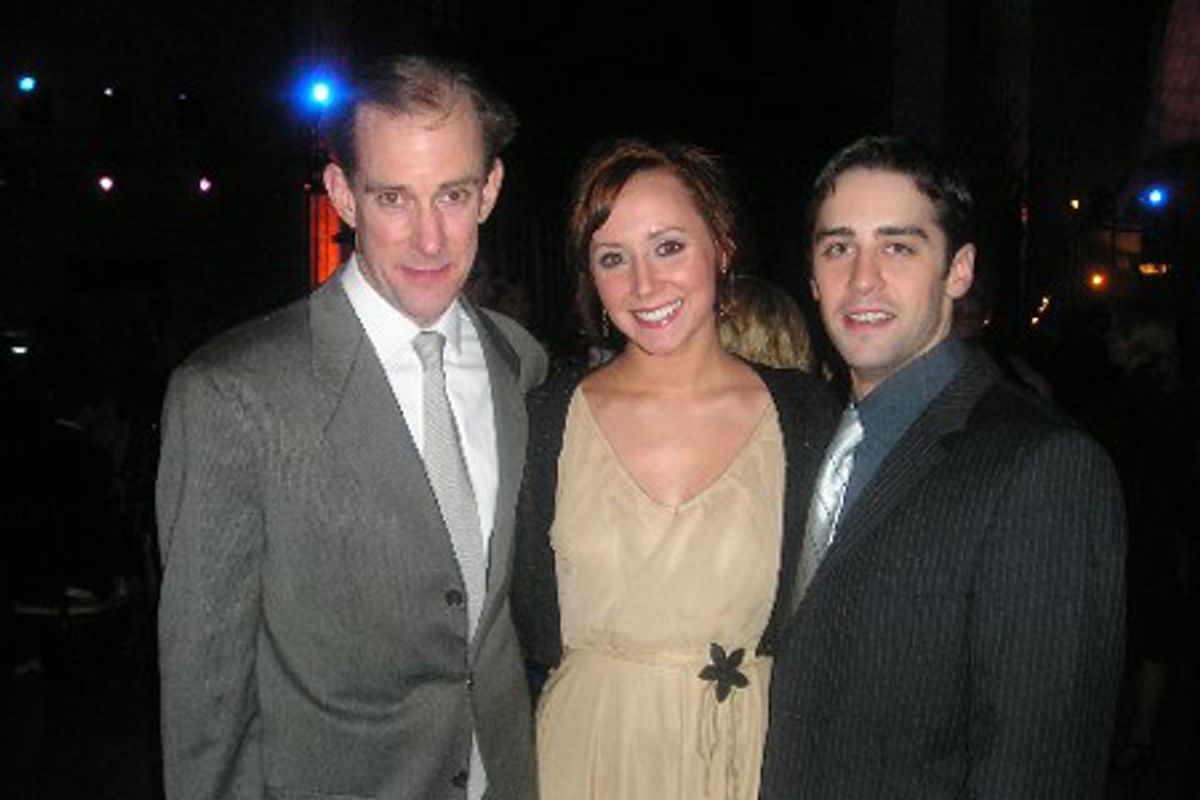 William Youmans and dancers Bobbie Ann Dunn and Sean Beglan at 