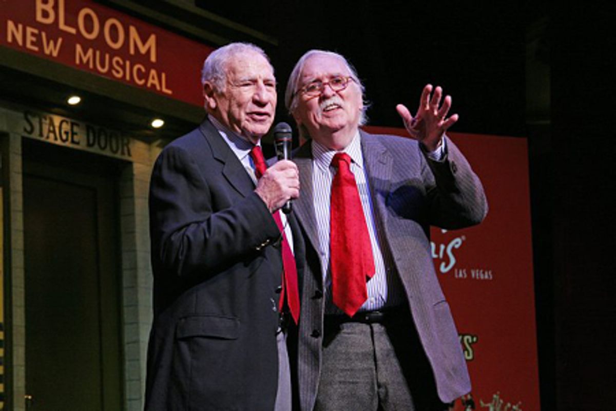 Mel Brooks and Thomas Meehan at 