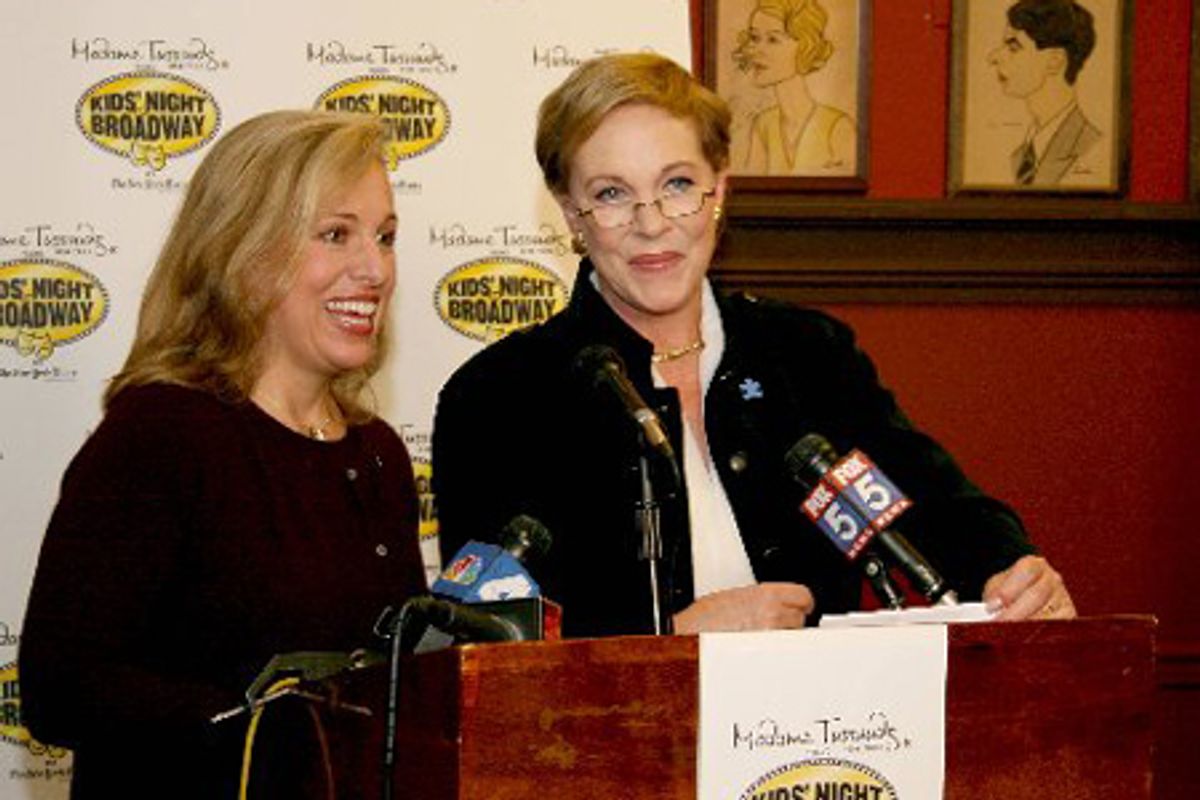 Emma Walton Hamilton and Julie Andrews take the podium at 