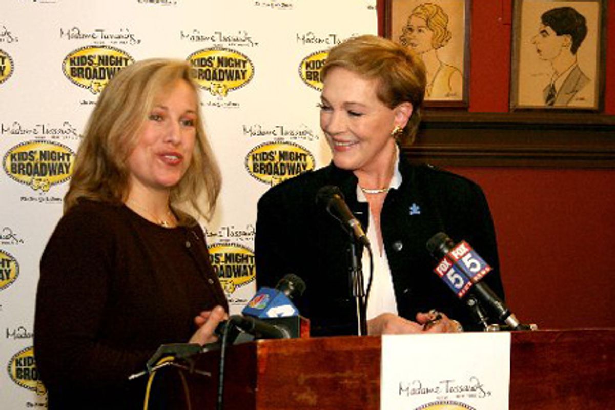 Emma Walton Hamilton and Julie Andrews at 
