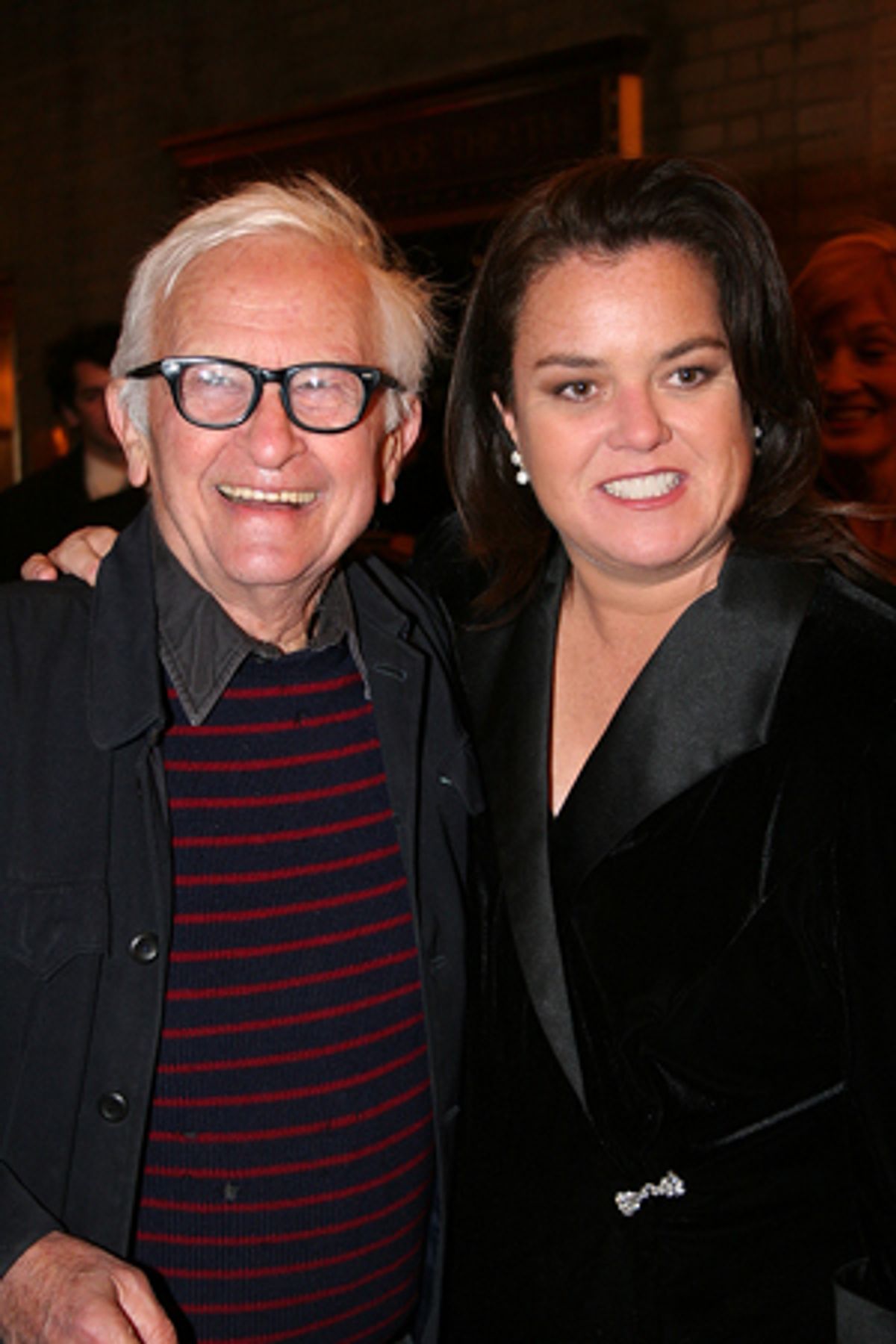 Albert Maysles (original Grey Gardens documentary) and Rosie O'Donnell at 