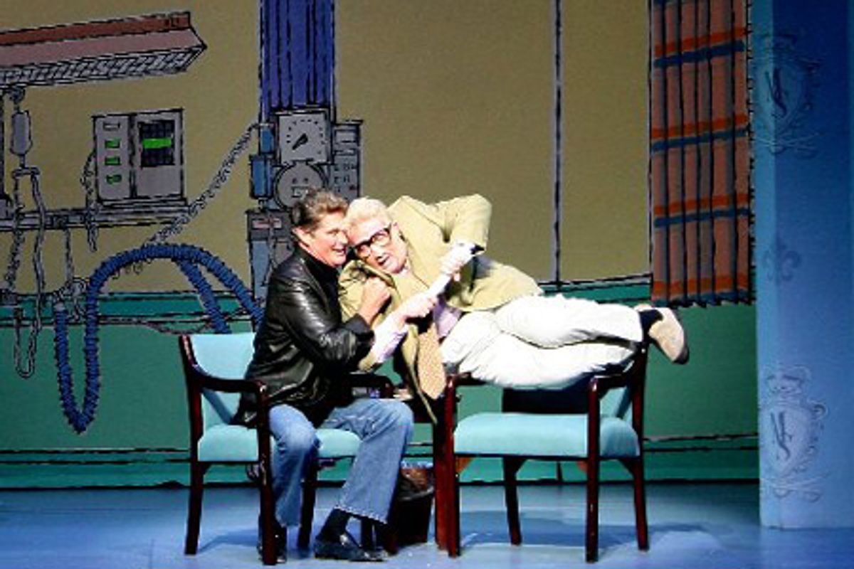 David Hasselhoff and Martin Short at 