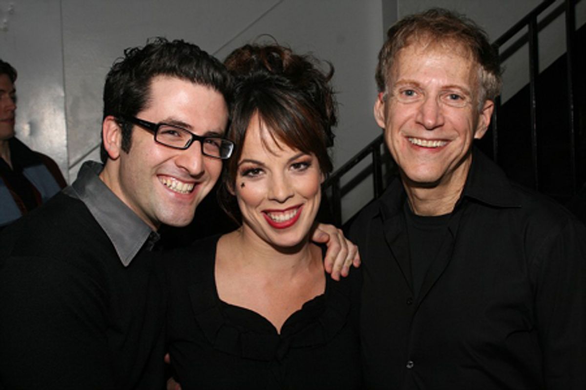 Ben Rimalower, Leslie Kritzer and David Lewis at 