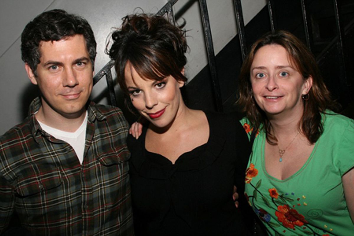 Chris Parnell, Leslie Kritzer and Rachel Dratch at 