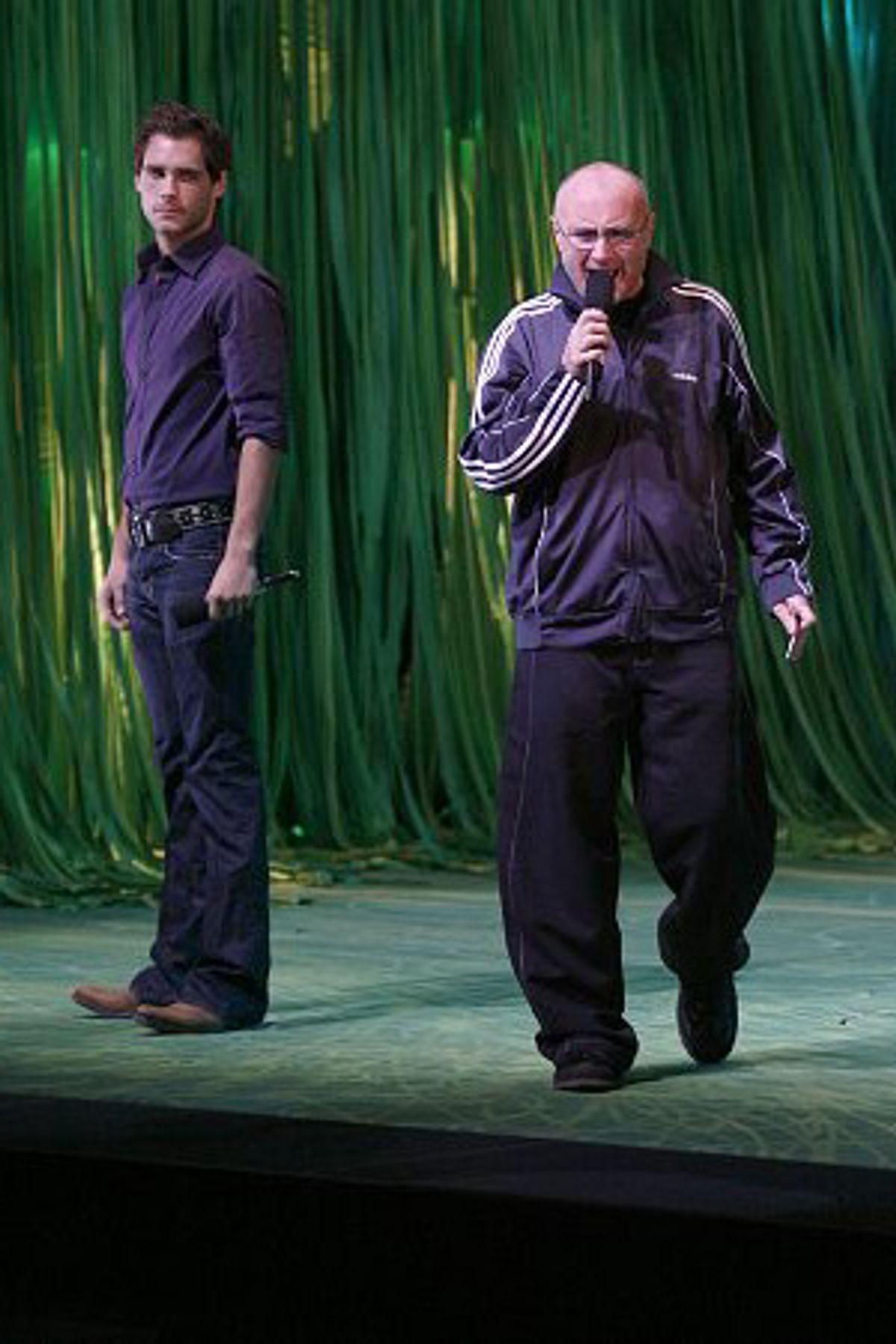 Josh Strickland and Phil Collins at 