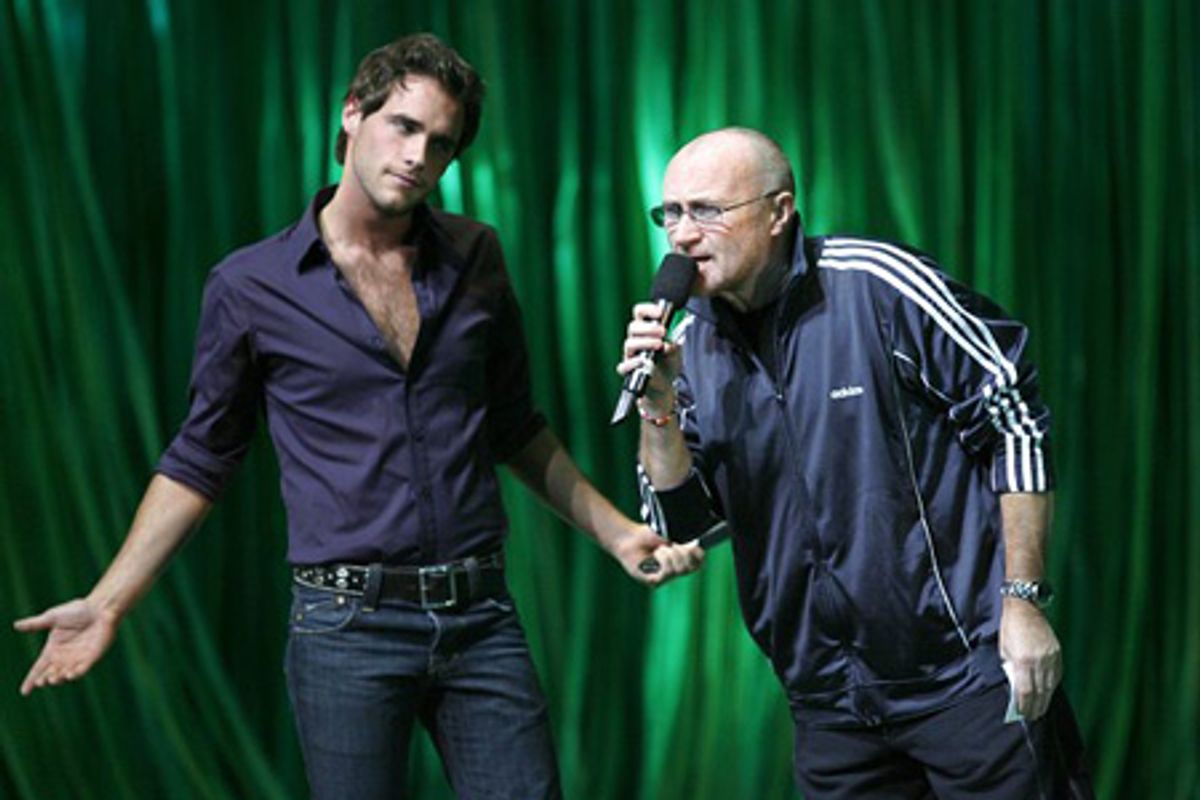 Josh Strickland and Phil Collins at 