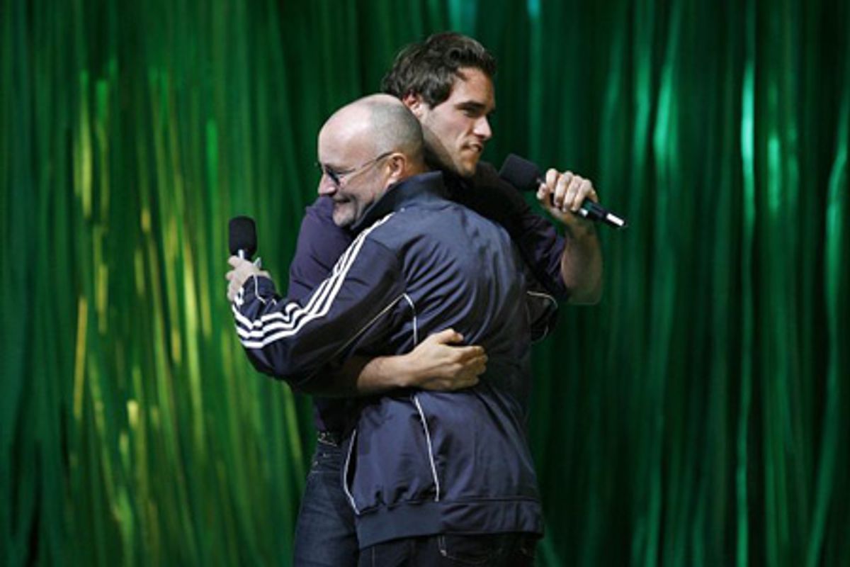 Josh Strickland and Phil Collins at 