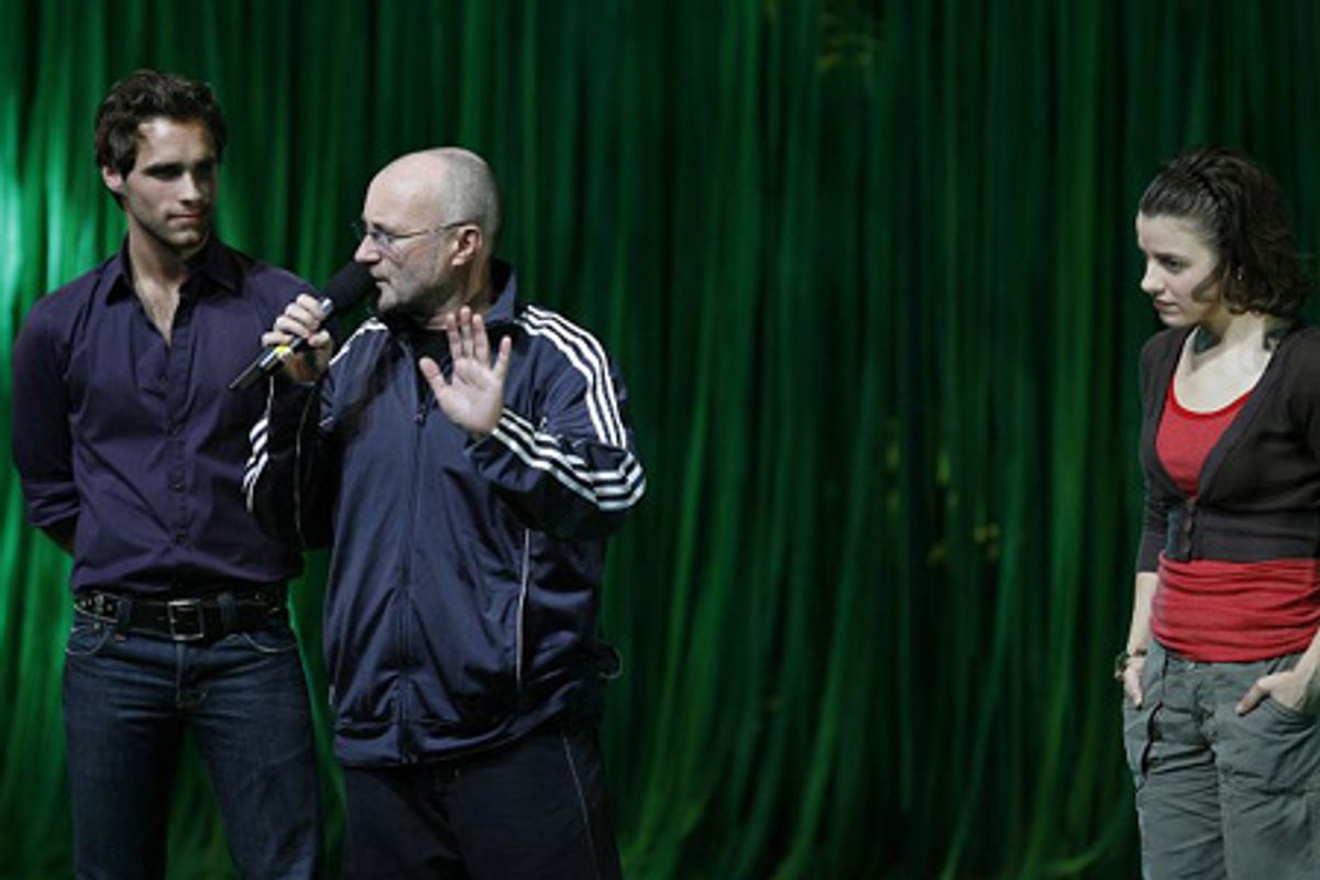 Josh Strickland, Phil Collins and Jenn Gambatese at 