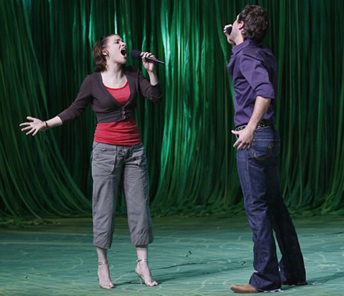 Jenn Gambatese and Josh Strickland
 at 