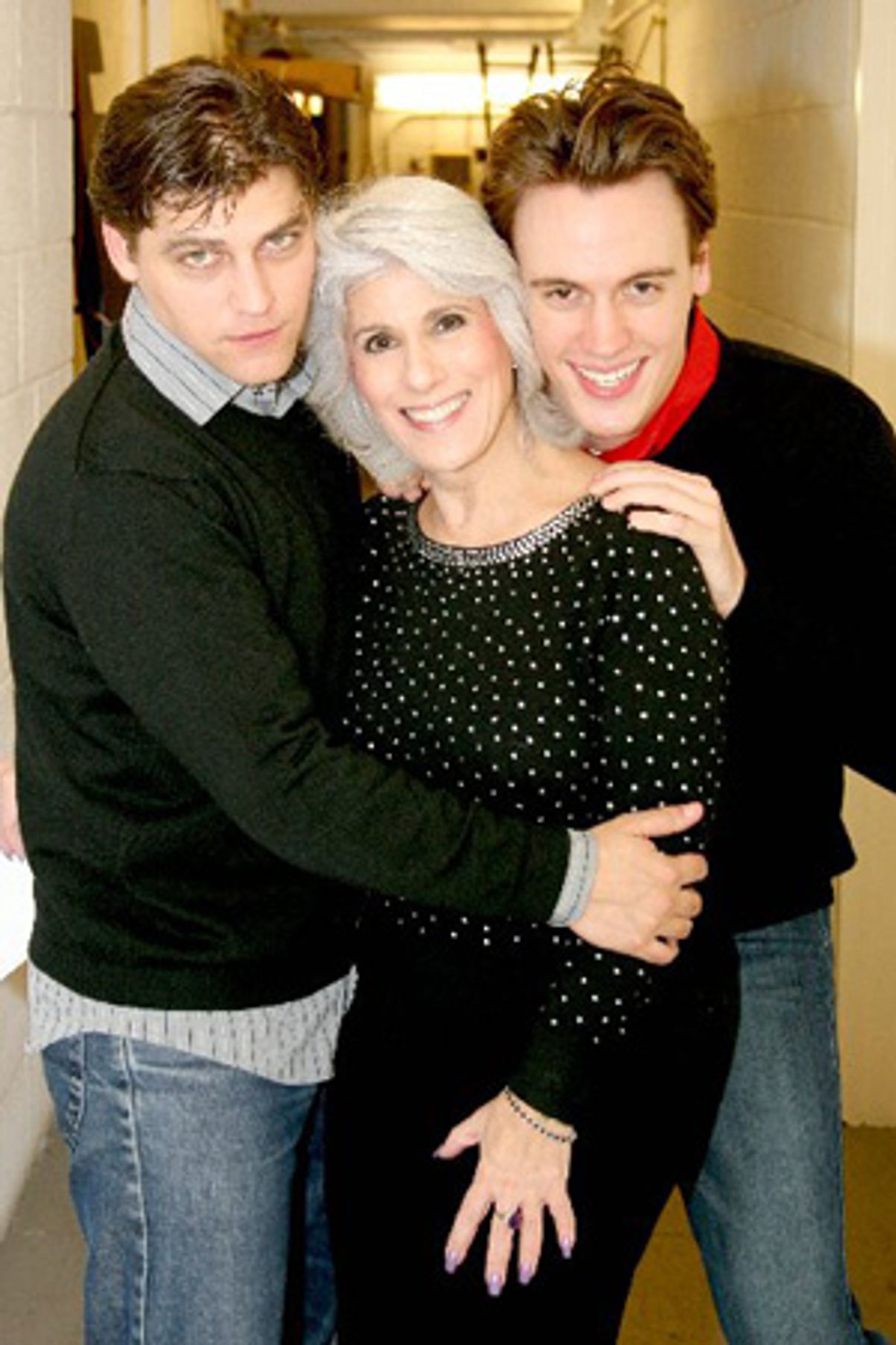 Deven May, Jamie DeRoy and Erich Bergen at 