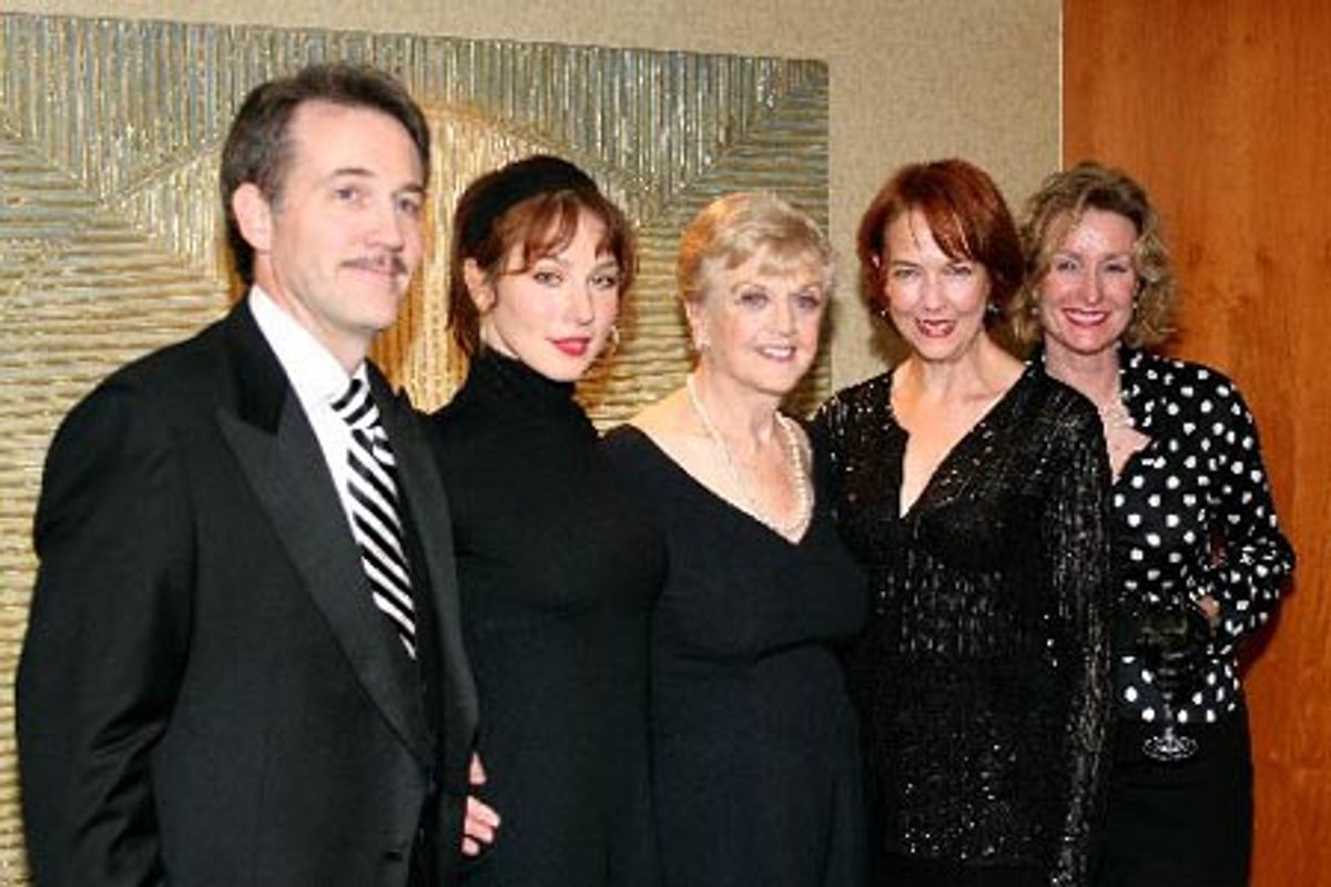 Boyd Gaines, Lynn Collins, Angela Lansbury, Harriet Harris and Lisa Banes at 