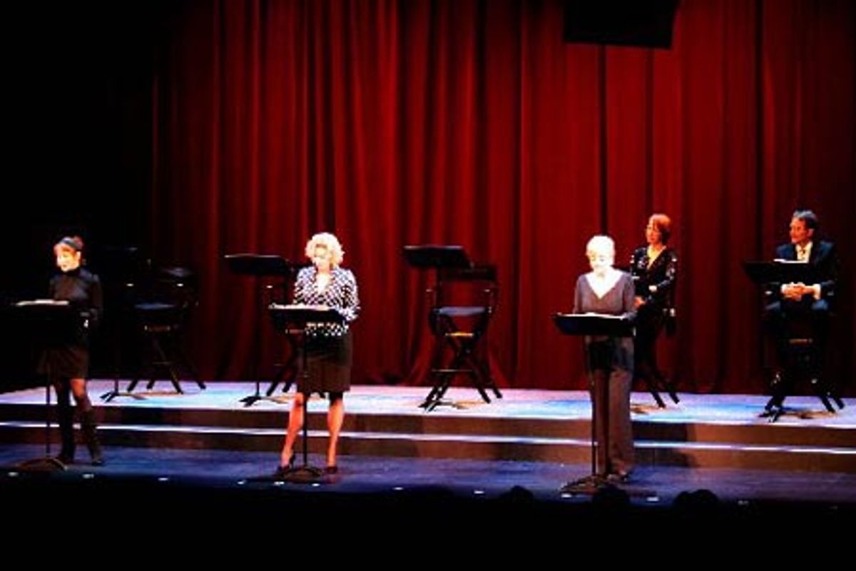 Lynn Collins, Lisa Banes, Angela Lansbury, Harriet Harris and Boyd Gaines at 