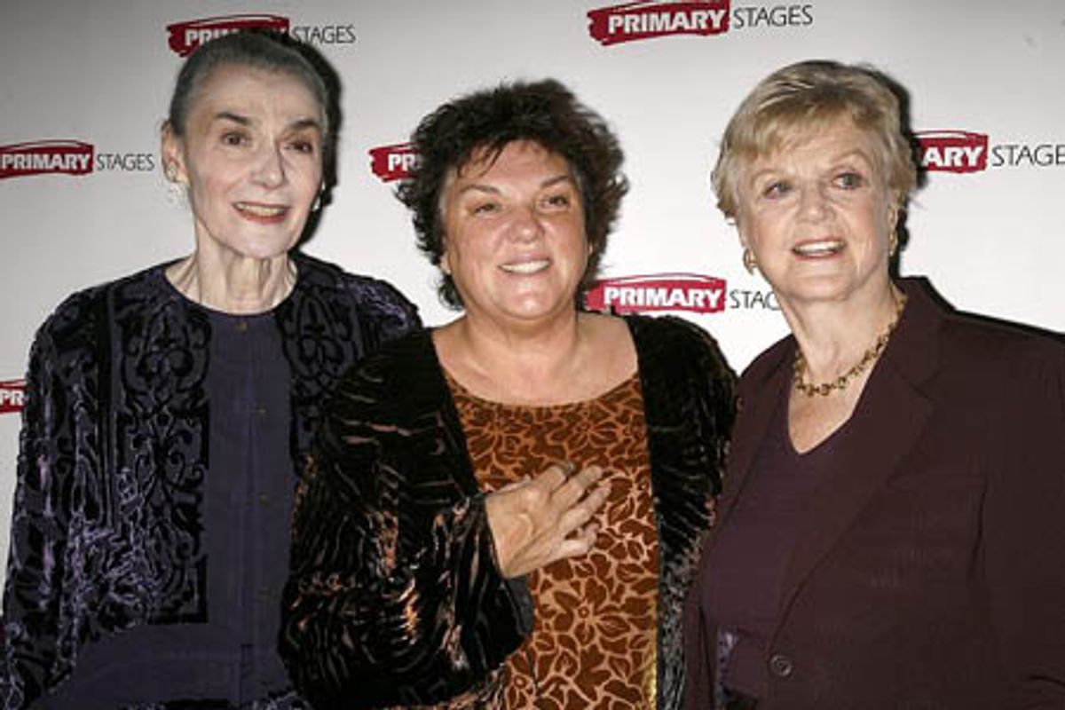 Marian Seldes, Tyne Daly and Angela Lansbury at 