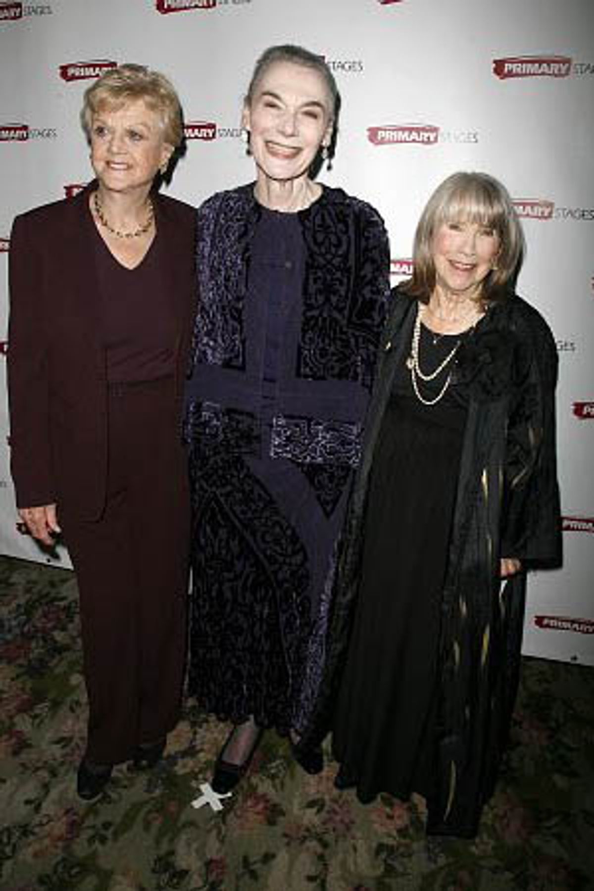 Angela Lansbury, Marian Seldes, and Julie Harris at 