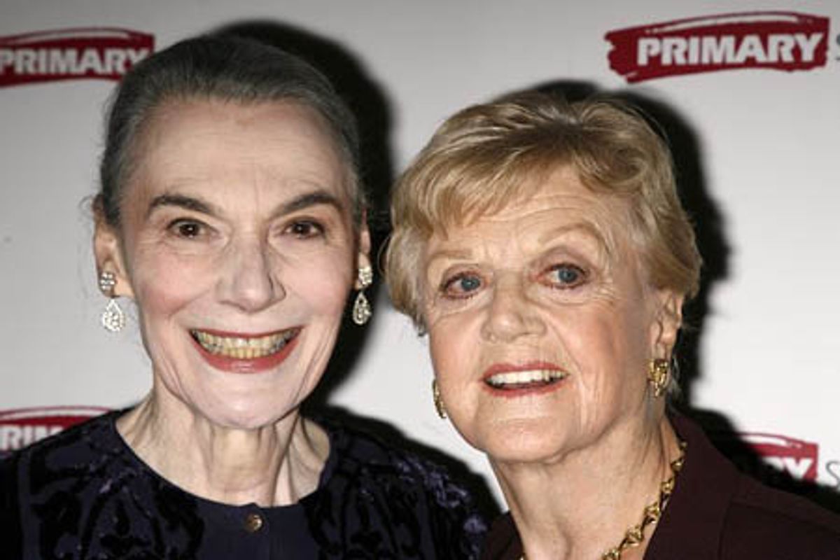 Marian Seldes and Angela Lansbury at 