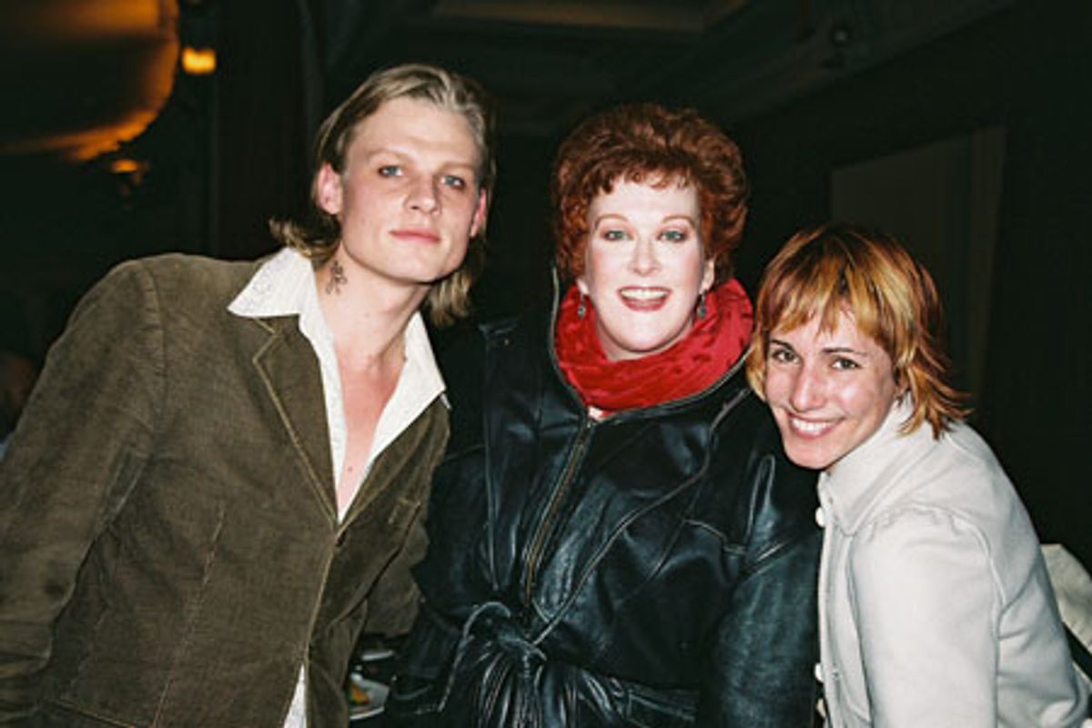 Jeffrey Carlson, Liz McCartney and Felice Gajda at 