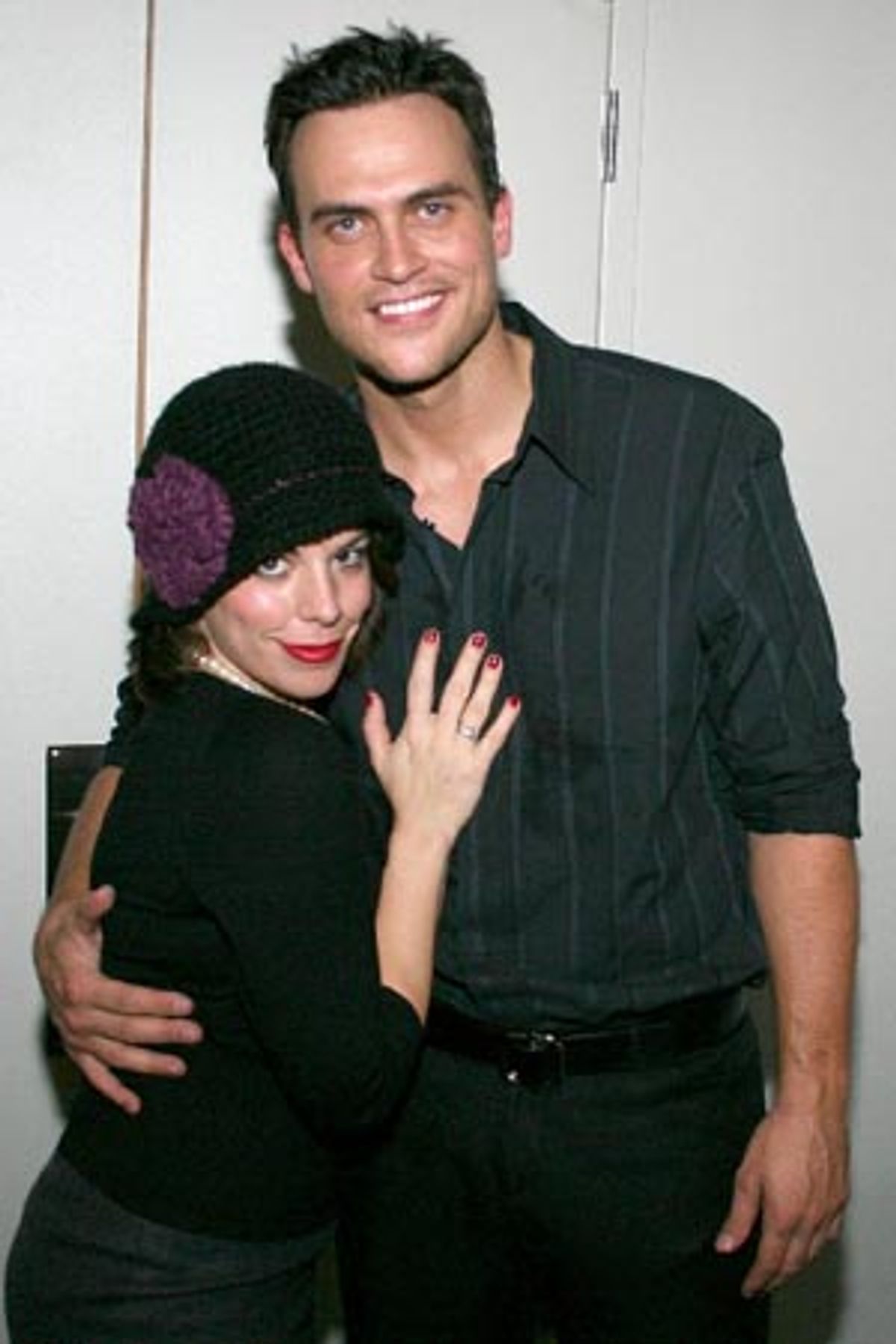 Leslie Kritzer and Cheyenne Jackson at 