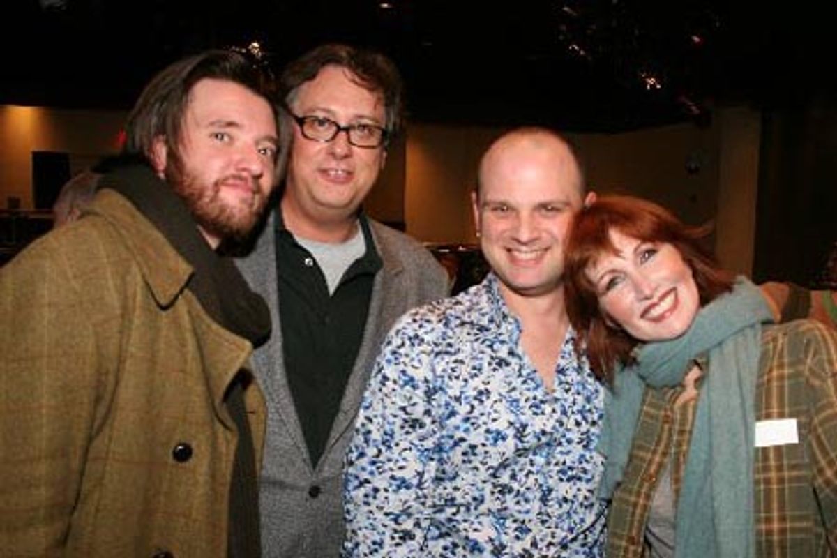 Jason Butler Harner, Douglas Carter Beane, Carl Andress and Joanna Gleason at 