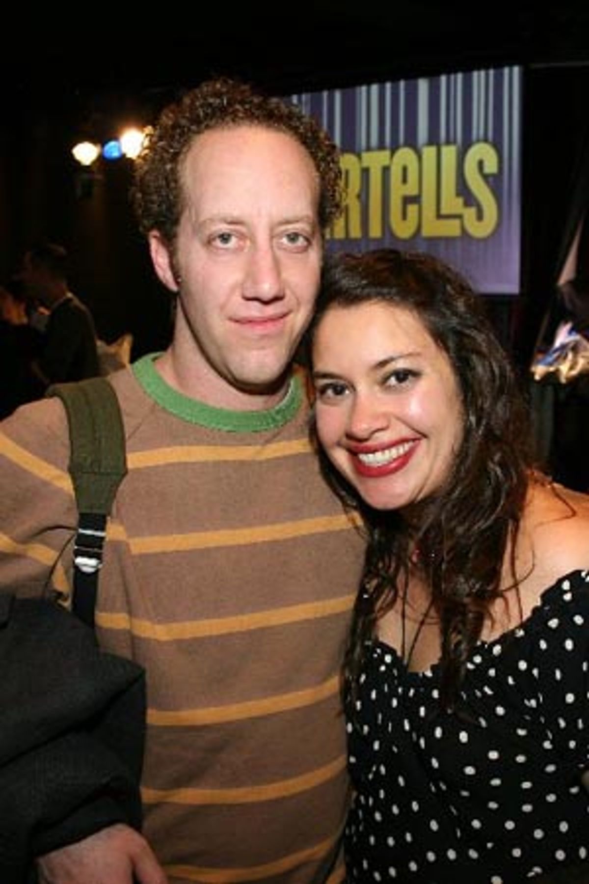 Joey Slotnick and Vanessa Aspillaga at 