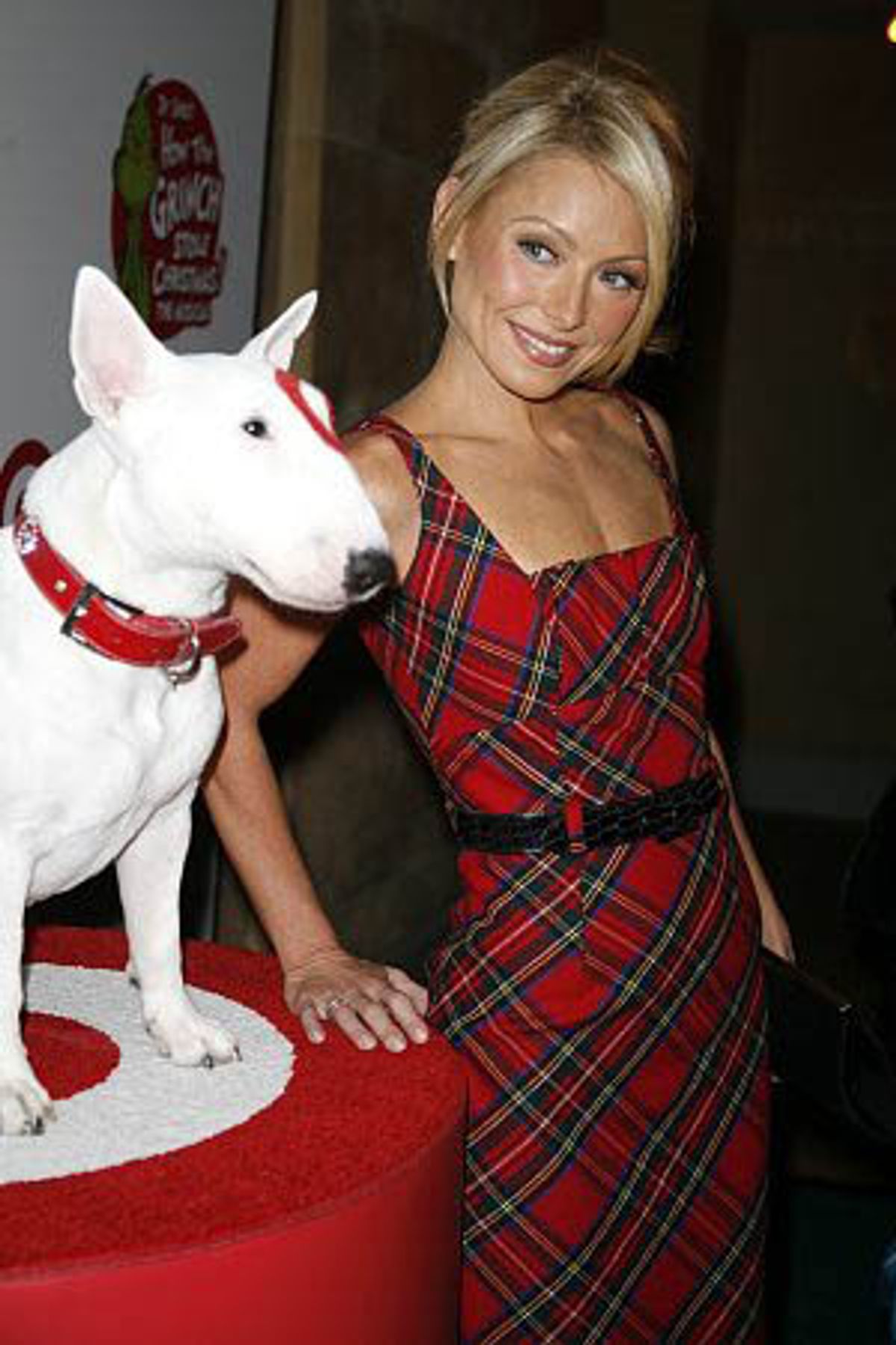 Kelly Ripa with Target Dog at 