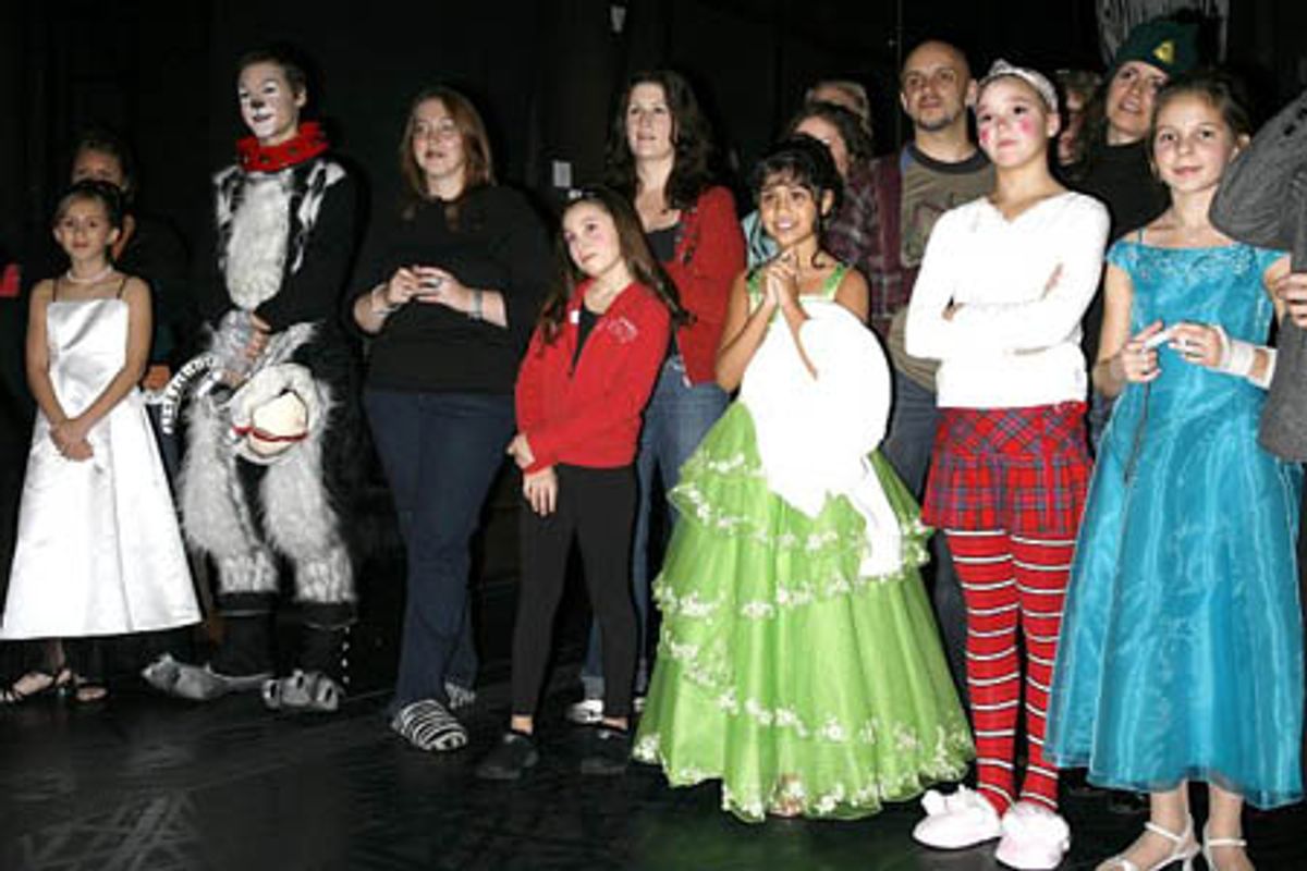 Rusty Ross and the cast at 